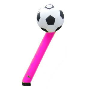 Футбол чёрно-розовый